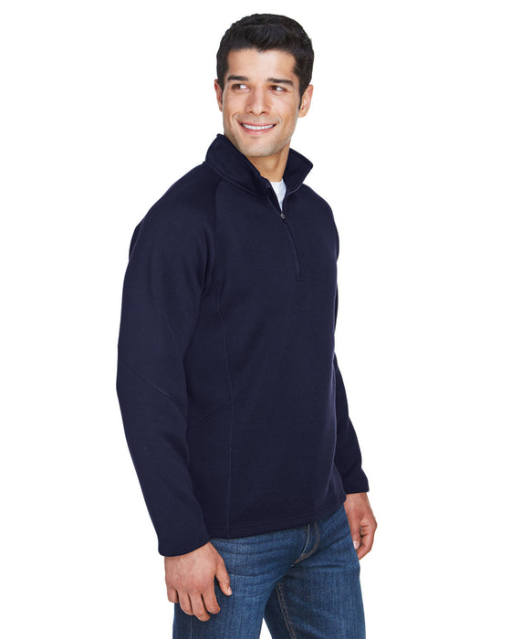 Right view of the Adult Bristol Sweater Fleece Quarter-Zip