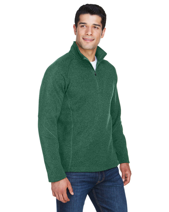 Right view of the Adult Bristol Sweater Fleece Quarter-Zip