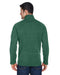 Rear view of the Adult Bristol Sweater Fleece Quarter-Zip