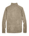 Rear and Blank view of the Adult Bristol Sweater Fleece Quarter-Zip