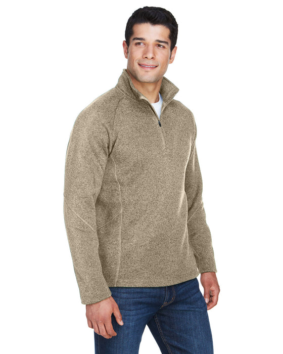 Right view of the Adult Bristol Sweater Fleece Quarter-Zip