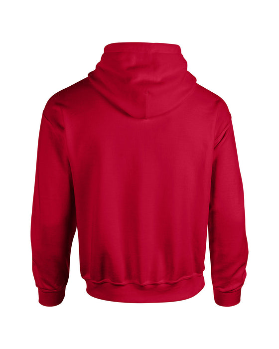 Rear and Blank view of the Adult Heavy Blend™ 8 oz., 50/50 Hooded Sweatshirt