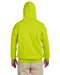 Rear view of the Adult Heavy Blend™ 8 oz., 50/50 Hooded Sweatshirt