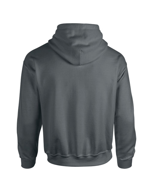 Rear and Blank view of the Adult Heavy Blend™ 8 oz., 50/50 Hooded Sweatshirt