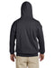 Rear view of the Adult Heavy Blend™ 8 oz., 50/50 Hooded Sweatshirt