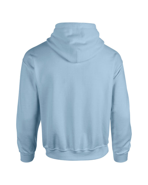 Rear and Blank view of the Adult Heavy Blend™ 8 oz., 50/50 Hooded Sweatshirt