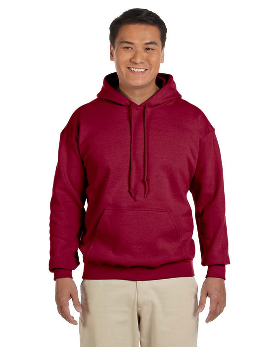 Front and Primary view of the Adult Heavy Blend™ 8 oz., 50/50 Hooded Sweatshirt