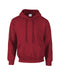 Front and Blank view of the Adult Heavy Blend™ 8 oz., 50/50 Hooded Sweatshirt