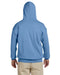 Rear view of the Adult Heavy Blend™ 8 oz., 50/50 Hooded Sweatshirt