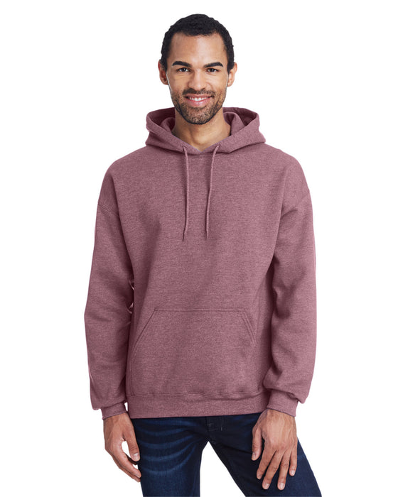 Front and Primary view of the Adult Heavy Blend™ 8 oz., 50/50 Hooded Sweatshirt