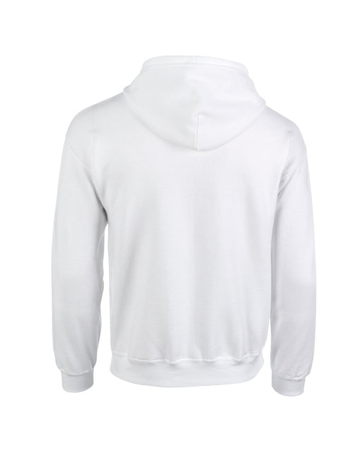 Rear and Blank view of the Gildan Adult Heavy Blend™ 8 oz., 50/50 Full-Zip Hooded Sweatshirt