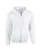 Front and Blank view of the Gildan Adult Heavy Blend™ 8 oz., 50/50 Full-Zip Hooded Sweatshirt