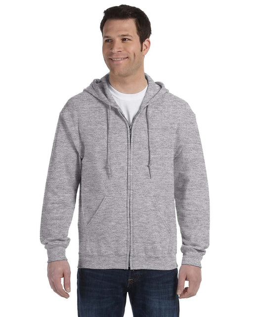 Front and Primary view of the Gildan Adult Heavy Blend™ 8 oz., 50/50 Full-Zip Hooded Sweatshirt