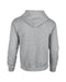 Rear and Blank view of the Gildan Adult Heavy Blend™ 8 oz., 50/50 Full-Zip Hooded Sweatshirt