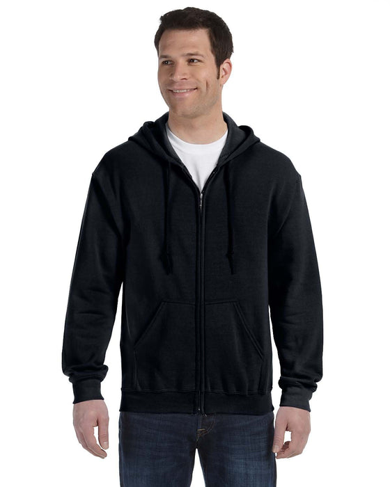 Front and Primary view of the Gildan Adult Heavy Blend™ 8 oz., 50/50 Full-Zip Hooded Sweatshirt