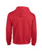 Rear and Blank view of the Gildan Adult Heavy Blend™ 8 oz., 50/50 Full-Zip Hooded Sweatshirt