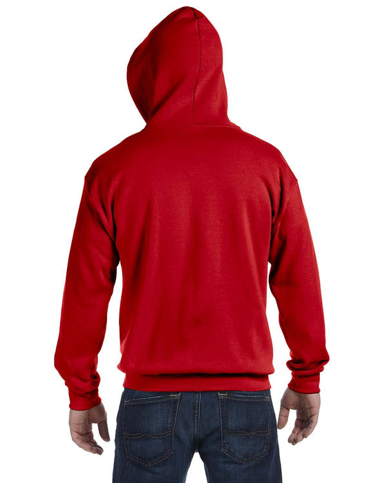 Rear view of the Gildan Adult Heavy Blend™ 8 oz., 50/50 Full-Zip Hooded Sweatshirt