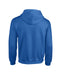 Rear and Blank view of the Gildan Adult Heavy Blend™ 8 oz., 50/50 Full-Zip Hooded Sweatshirt