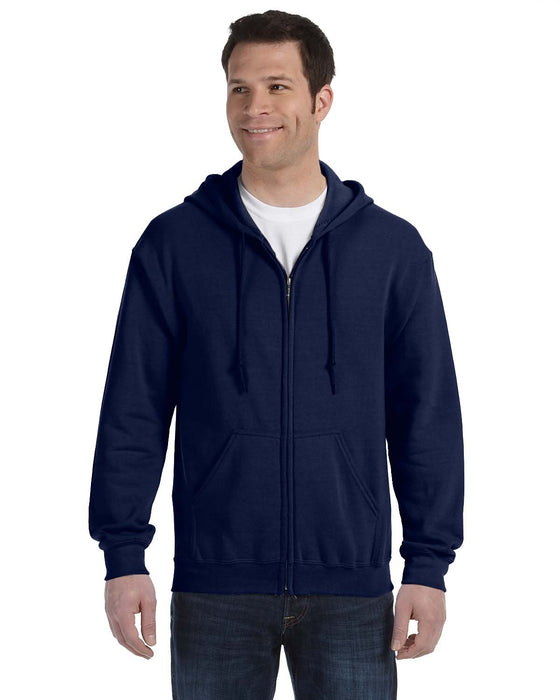 Front and Primary view of the Gildan Adult Heavy Blend™ 8 oz., 50/50 Full-Zip Hooded Sweatshirt