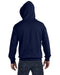 Rear view of the Gildan Adult Heavy Blend™ 8 oz., 50/50 Full-Zip Hooded Sweatshirt