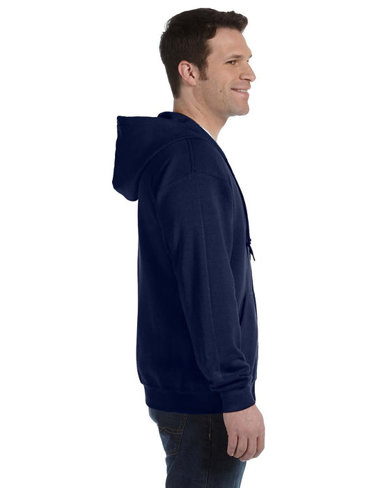 Right view of the Gildan Adult Heavy Blend™ 8 oz., 50/50 Full-Zip Hooded Sweatshirt