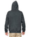 Rear view of the Gildan Adult Heavy Blend™ 8 oz., 50/50 Full-Zip Hooded Sweatshirt