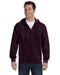 Front and Primary view of the Gildan Adult Heavy Blend™ 8 oz., 50/50 Full-Zip Hooded Sweatshirt