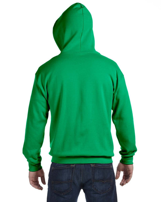 Rear view of the Gildan Adult Heavy Blend™ 8 oz., 50/50 Full-Zip Hooded Sweatshirt