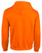 Rear and Blank view of the Gildan Adult Heavy Blend™ 8 oz., 50/50 Full-Zip Hooded Sweatshirt