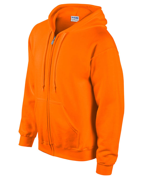 Right and Blank view of the Gildan Adult Heavy Blend™ 8 oz., 50/50 Full-Zip Hooded Sweatshirt