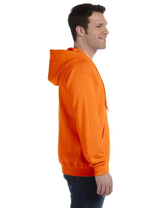 Right view of the Gildan Adult Heavy Blend™ 8 oz., 50/50 Full-Zip Hooded Sweatshirt