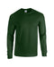 Front and Blank view of the Gildan Adult Heavy Cotton™ Long-Sleeve T-Shirt