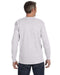 Rear view of the Gildan Adult Heavy Cotton™ Long-Sleeve T-Shirt