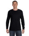 Front and Primary view of the Gildan Adult Heavy Cotton™ Long-Sleeve T-Shirt