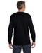 Rear view of the Gildan Adult Heavy Cotton™ Long-Sleeve T-Shirt