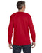 Rear view of the Gildan Adult Heavy Cotton™ Long-Sleeve T-Shirt