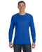 Front and Primary view of the Gildan Adult Heavy Cotton™ Long-Sleeve T-Shirt