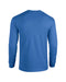 Rear and Blank view of the Gildan Adult Heavy Cotton™ Long-Sleeve T-Shirt