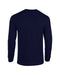 Rear and Blank view of the Gildan Adult Heavy Cotton™ Long-Sleeve T-Shirt