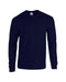 Front and Blank view of the Gildan Adult Heavy Cotton™ Long-Sleeve T-Shirt