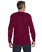 Rear view of the Gildan Adult Heavy Cotton™ Long-Sleeve T-Shirt