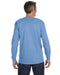 Rear view of the Gildan Adult Heavy Cotton™ Long-Sleeve T-Shirt