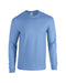 Front and Blank view of the Gildan Adult Heavy Cotton™ Long-Sleeve T-Shirt