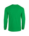 Rear and Blank view of the Gildan Adult Heavy Cotton™ Long-Sleeve T-Shirt