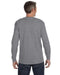 Rear view of the Gildan Adult Heavy Cotton™ Long-Sleeve T-Shirt