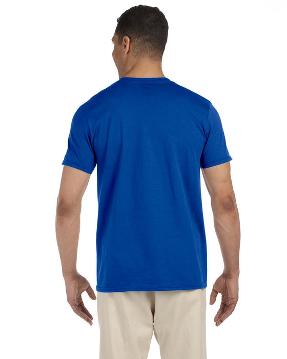 Rear view of the Adult Softstyle® T-Shirt