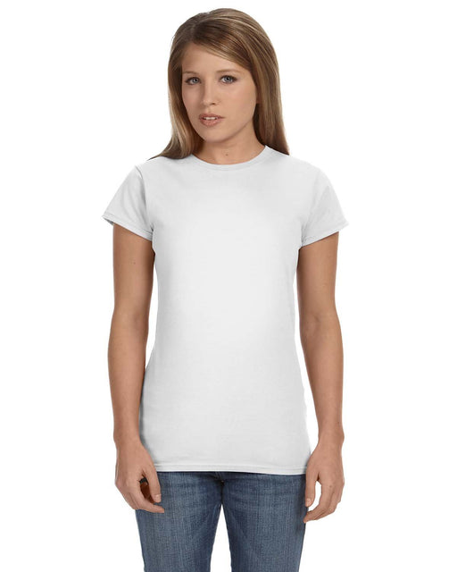 Front and Primary view of the Gildan Ladies' Softstyle® Fitted T-Shirt