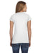 Rear view of the Gildan Ladies' Softstyle® Fitted T-Shirt