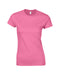 Front and Blank view of the Gildan Ladies' Softstyle® Fitted T-Shirt