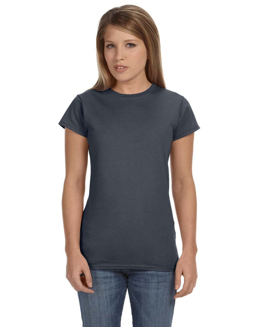 Front and Primary view of the Gildan Ladies' Softstyle® Fitted T-Shirt